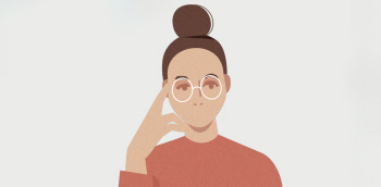 Illustration d'une femme qui réfléchit