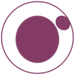 icône violet d'un ovocyte