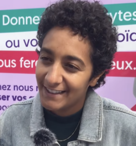 Tahnee est receveuse d'un don